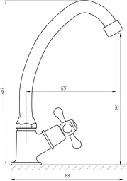 Монокран EcoMix EGHI-1051-BR, Хром - мініатюра 5