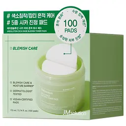 Тонер-педи з центелою JMsolution Cica Made Blemish Toner Pads 100 шт. - мініатюра 5