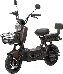 Електроскутер Двомісний Corso Raven (800W; 60V/20Ah) Коричневий - мініатюра 2
