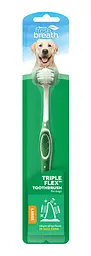 Зубна щітка TropiClean Triple Flex Dog Toothbrush TropiClean для собак великих порід 645095002166