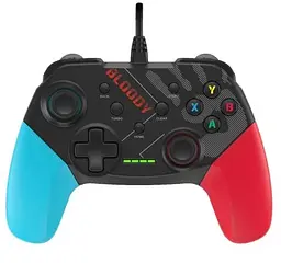 Геймпад GP30, Black/Red/Blue, USB, для ПК / PS3 / Switch / Android Bloody teh0028543