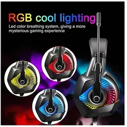 Навушники Onikuma Gaming with RGB LED K6 чорні - мініатюра 6