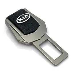 Заглушка ременя безпеки з логотипом KIA Темний хром 1 шт