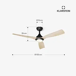 Стельовий вентилятор Klarstein Fiji Flow (10046091) - мініатюра 3