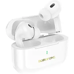 Навушники з шумопоглинанням Borofone BW59 Plus ANC noise reduction бездротові білі - мініатюра 4