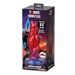 Фалоімітатор Power Monsters Shadow Behemoth, 22 см (червоний) - мініатюра 9