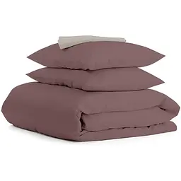 Комплект постільної білизни Cosas Mousse CS3 Сімейний шоколад (Ranfors_Chocolate_Quartz_160x2)