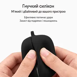 Чохол для навушників BeCover Silicon для OPPO Enco Buds 3 Black (715908) - мініатюра 3