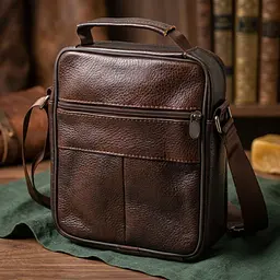 Чоловіча сумка з натуральної шкіри Vintage 20473 - мініатюра 4