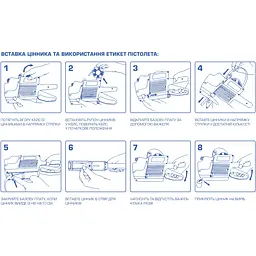 Етикет-пістолет Buromax дворядковий вертикальний (BM.4311) - мініатюра 4
