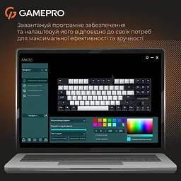 Клавіатура дротова GamePro Genesis Metallic Outemu Red Swithes USB Black (MK110B) - мініатюра 11