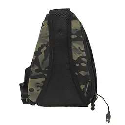 Рюкзак на одне плече No Brand 905 32х20 см Camouflage 13056-84489 - мініатюра 5