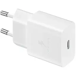 Зарядний пристрій Samsung USB-С 15W White (EP-T1510NWEGEU)