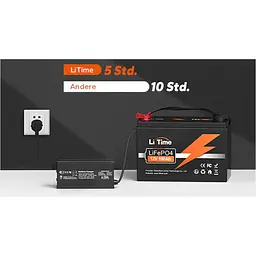 Акумулятор Li Time LiFePO4 12V [12.8V/100Ah/1280Wh] [123755] - мініатюра 5