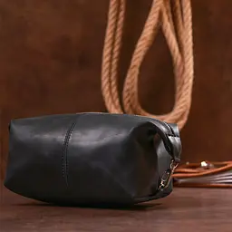Шкіряна косметичка SHVIGEL 17х11х11 см acs0025790 - мініатюра 7