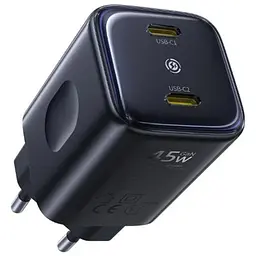 МЗП PicoGo AN13 Fast Charger 45W (2USB-C) (E0121F) Cosmic Black Baseus teh0029610