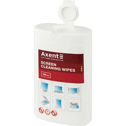 Серветки для очищення екранів Axent 100 шт. (5309-A) - мініатюра 2