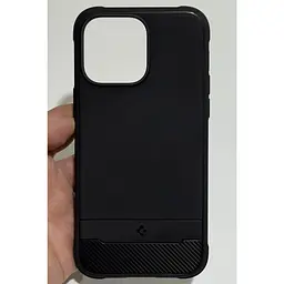 Оригінальний протиударний чохол Spigen Rugged Armor MagSafe для Iphone 14 Pro Max (6.7") Matt Black ACS04812 - мініатюра 4