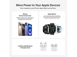 Бездротовий зарядний пристрій Belkin UltraCharge Pro 3-in-1 Magnetic 25 W Charcoal (WIZ040KQCH) - мініатюра 7