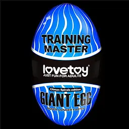 Мастурбатор Training Master Giant Egg блакитний