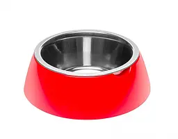 Миска для собак та котів Ferplast Jolie Small металева червона Ø 17.1x5.5 см 500 мл 70982022