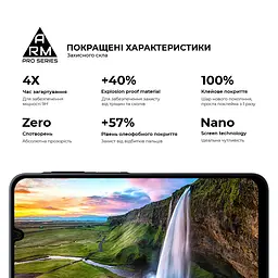 Захисне скло на Samsung Galaxy A16 4G (A165) з олеофобним покриттям, Pro, повне проклеювання, антистатичний і пиловідштовхуючий шар, 9H, самоклеючеся, 2.5D, на весь екран, антистатичний клей, ArmorStandart (ARM80171) - мініатюра 5