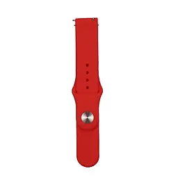 Ремінець Silicone 20 mm Watch Active / Galaxy S4 42 mm / Gear S2 / Xiaomi Amazfit Red