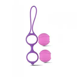 Вагінальні кульки Palline Vaginali Bi-Balls Double Purple MSX 1-00802734 98994 - мініатюра 3