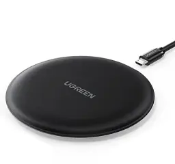Зарядний пристрій Ugreen CD186 Wireless Charging Pad 15 W чорний - мініатюра 2