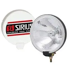 Протитуманні фари Sirius NS 1001 BC круглі 186 мм / кришка / корпус метал / Білі 2 шт.