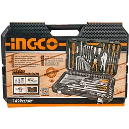 Набір інструментів Ingco Industrial універсальний 142 предмета (HKTHP21421) - мініатюра 13
