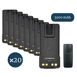 Акумулятор для рації Motorola DP4400/4600/4800, PMNN4409BR (5000 mAh), type-c 20 шт. Premium