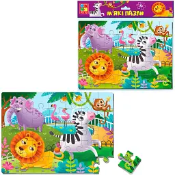М’які пазли Vladi Toys Зоопарк 35 елементів VT1102-33 - мініатюра 3