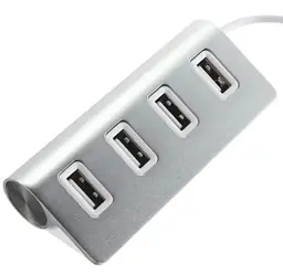 USB-хаб XON SmartHub Pro 4хUSB3.0 Сірий (UHAPM040043G 4996) - мініатюра 4