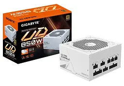 Блок живлення GIGABYTE UD850GM PG5W 850W 80+ Gold (UD850GM PG5W) White Б/в - мініатюра 7