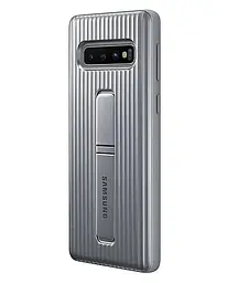 Чохол протиударний із підставкою Official Protective Rugged Standing Cover G973 EF-RG973CSEGRU для Samsung Galaxy S10 Silver - мініатюра 7