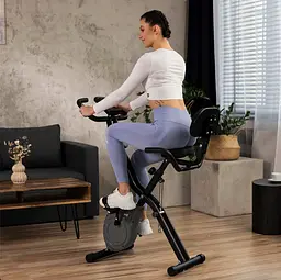 Велотренажер Hop-Sport HS-3030X Apeks X-Bike сірий - мініатюра 3