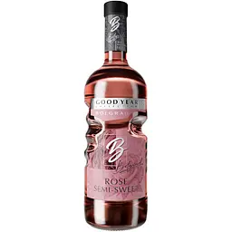 Винний напій Bolgrad Good Year напівсолодкий рожевий Rose 10% 0.75 л