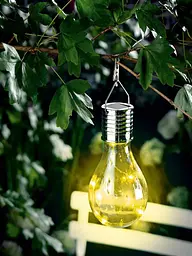 Світильник сонячний Livarno Home LED декоративний 15 см Жовтий