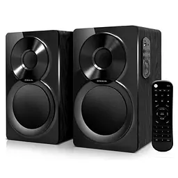 Колонки 2.0 S-405 Black, 2 x 4 Вт, BT REAL-EL teh0021021
