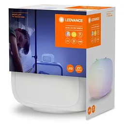 LEDVANCE Cвітильник нічник з акумулятором NIGHTLUX TOUCH Retro TV 2.5Вт 3000К 20Лм 1200мА•год RGBW USB-A > microUSB білий