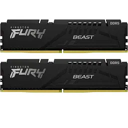 Модуль пам'яті Kingston Fury DDR5 32Gb (2x16) Beast 6000Mhz EXPO/XMP 3.0 Black (KF560C36BBE2K2-32)