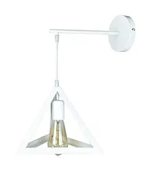 Бра настінне Levistella 756W220F2-1 WH, E27, 60W, білий метал, стиль лофт