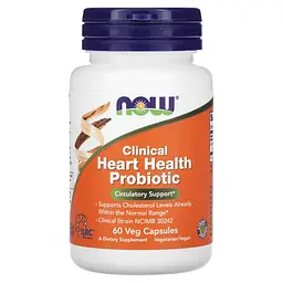 Пробіотик для Здоров’я Серця Clinical Heart Health Probiotic - 60 вег. капсул