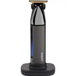 Тример Babyliss Super-X Metal Black Edition для вусів та бороди чорно-сірий (T991E) - мініатюра 2