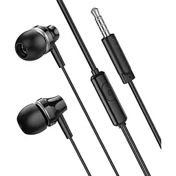 Навушники Borofone BM74 Singer universal earphones with microphone чорні