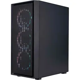 Корпус 1stPlayer Go6-BK-4FS7, Black, без БЖ, Midi Tower, ATX / Micro ATX / Mini ITX, 1xUSB 3.0 / 2xUSB 2.0, макс. CPU - 165 мм / VGA - 320 мм, 4x120 мм RGB, бічна панель із загартованого скла - мініатюра 2
