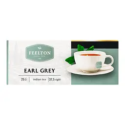 Чай чорний Feelton Earl Grey з ароматом бергамоту (25 шт. x 1.5 г) - мініатюра 2