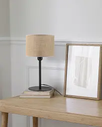Настільна лампа TK Lighting 5552 Juta E27 1x15W IP20 чорна - мініатюра 2
