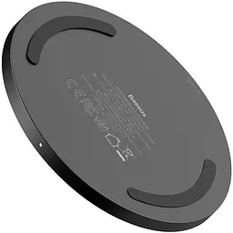 Бездротовий зарядний пристрій Baseus Simple Magnetic 15W WXJK-E01 Black - мініатюра 4